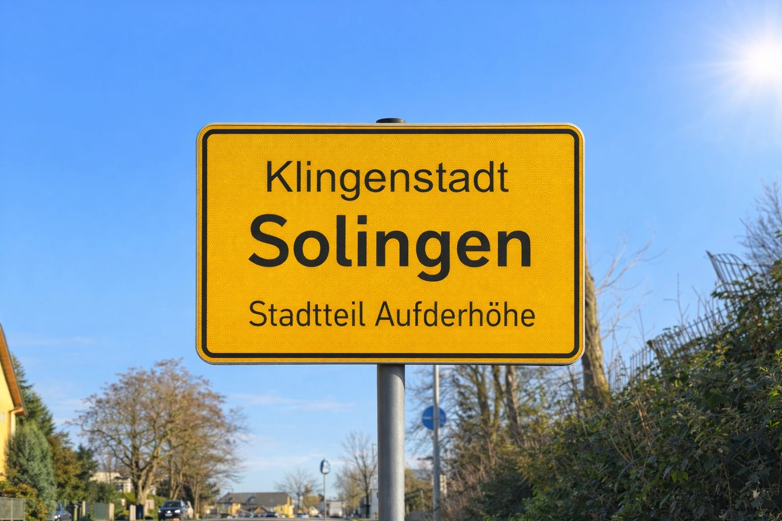 Solingen Ortsschild
