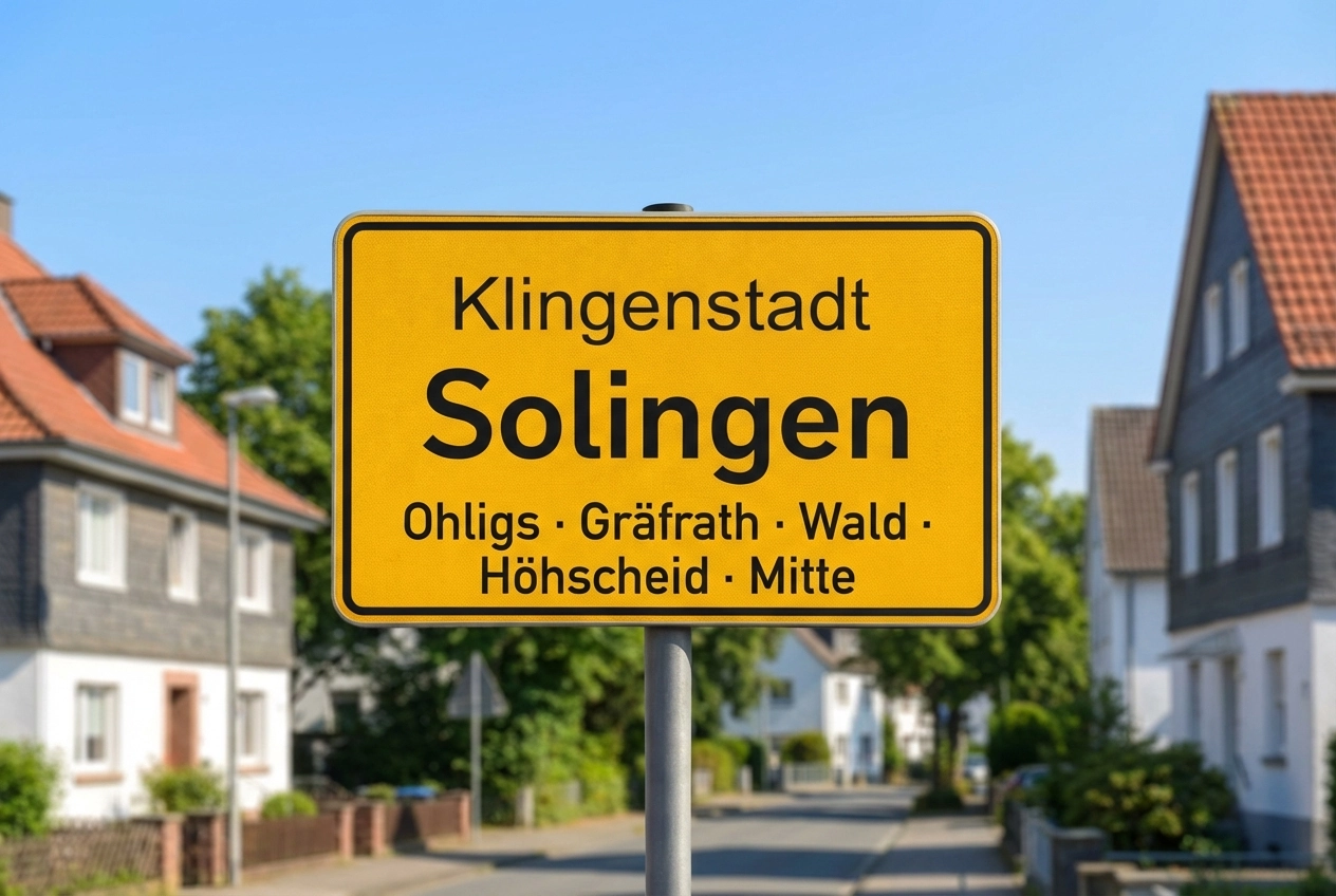 Solingen Ortsschild